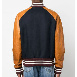 2025 nouvelle veste de patch de broderie de chenille OEM sur mesure veste Letterman universitaire pour hommes faite par l'industrie Isha - Product Image 2