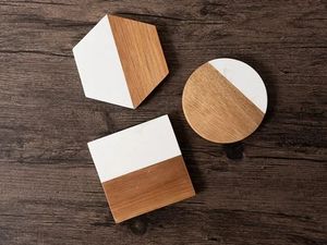 Top Quality Customize Coaster MANGO <b>WOODEN</b> BARK COASTER ROUND SHAPE Custom Heat Insulation Handcrafted Sublimation - Product Image 2