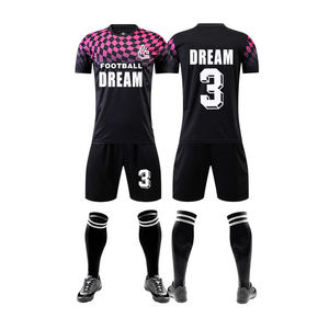 Ensemble de maillots de football personnalisés pour hommes, technique de sublimation complète avec impression de nom, uniforme de football gratuit pour l'entraînement d'équipe - Product Image 6
