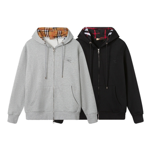 Sweat-shirt à capuche en polaire d'hiver de haute qualité, best-seller, fermeture éclair intégrale, broderie, décontracté, ample, unisexe, écologique - Product Image 1