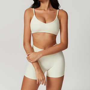 Nouvelle mode Ensemble de yoga à fort impact et ensemble de leggings de gymnastique Ensemble de leggings de yoga taille haute avec logo personnalisé pour femmes - Product Image 1