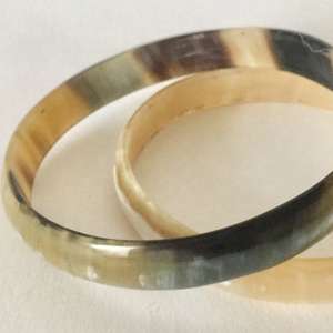 Pulsera de moda hecha a mano de color de cuerno natural Brazalete de mejor diseño de artesanía creciente - Product Image 6