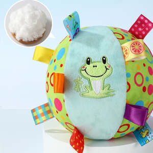 Jouet interactif pour chien en peluche sonore, coloré, en forme de cloche, écologique, durable, résistant aux morsures, pour les dents et les jouets à lancer - Product Image 3