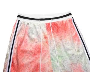 Short de basket-ball taille haute pour homme Double couche Sublimation 100% polyester Short de sport en maille à séchage rapide avec poches solides - Product Image 1