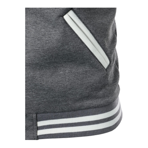 Veste universitaire décontractée d'hiver avec logo brodé à plat en chenile personnalisé de taille XL pour hommes manches en cuir et en laine la plus vendue - Product Image 5