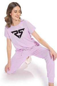 Stylish Jogger Suits Women Two Piece <b>Tracksuit</b> Manufacturer <b>Pink</b> <b>Tracksuit</b> half saleeve Sets Women's Clothing - Product Image 5