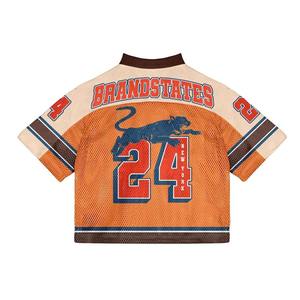 Alta calidad 100% tela de malla de poliéster Unisex diseño personalizado camisetas de fútbol propia marca sublimación camisetas de fútbol - Product Image 2