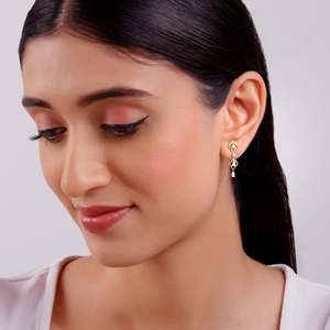 Pendientes de Diamantes Cultivados en Laboratorio con Engaste de Oro en Forma de Corazón para Mujer, Elegantes y Encantadores para Bodas y Aniversarios - Product Image 4