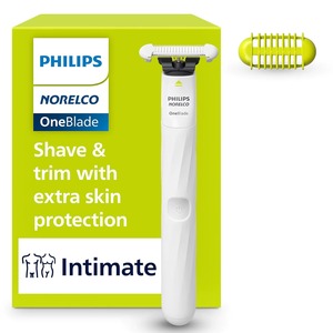Philips Norelco OneBlade Tondeuse et rasoir pour l'entretien intime, protection supplémentaire de la peau, étanche QP1924 70 - Product Image 1