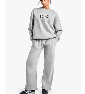 Winter Collection Spandex <b>Women</b> Clothing Jogging Set OEM Heavyweight Quick Dry Streetwear Anti Odor OEM ODM <b>2</b> <b>Piece</b> <b>Outfit</b> - Product Image 1