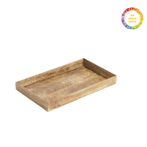 Plateau décoratif en bois pour la maison et le bureau-élégant, abordable et durable - Product Image 3