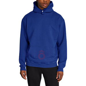 Sudaderas con capucha de lana de invierno de poliéster y algodón 100% para hombre, sudaderas con capucha térmicas de patrón sólido con capucha personalizada - Product Image 6