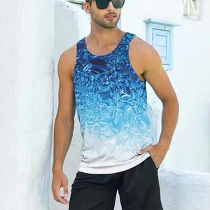 Camiseta sin mangas de cuello redondo Chaleco de sublimación de secado rápido transpirable Reversible Chaleco de baloncesto para hombres - Product Image 3