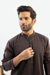 Meilleures ventes Shalwar Kameez pour hommes de haute qualité, confortable, teint en couleur unie pour les occasions de fête - Product Image 2