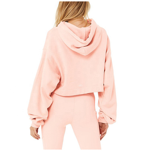 Sweat à capuche avec logo personnalisé à bas prix, top, gym, fitness, dernière conception, sweat à capuche uni pour femmes, vente à chaud en usine - Product Image 4
