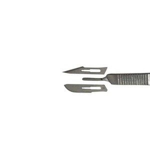 Lame de scalpel chirurgicale en acier inoxydable épaissi de qualité médicale réutilisable de haute qualité, manche n°3 - Product Image 4