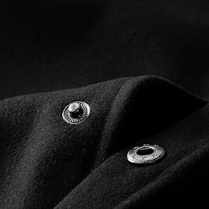 Veste universitaire vierge en toile de laine pour peinture à la main, manches en cuir, personnalisation d'œuvres d'art, manteau DIY - Product Image 3