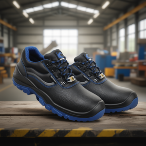 Calzado de Seguridad CRAFTLAND NAUEN Talla 44 W.10.5 Negro/Azul S3 FO SR ESD EN20345 - Product Image 3