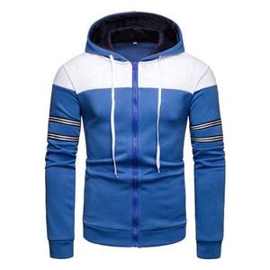 Vente en gros de vêtements de haute qualité avec impression de logo personnalisée pour hommes sweatshirts à capuche avec fermeture éclair nouveau design de sweatshirts à capuche respirants avec logo personnalisé - Product Image 1