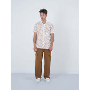 Chemise décontractée pour homme MISAKO à imprimé floral, 100% coton popeline, coupe ajustée, respirante, tailles XL à 6XL - Product Image 1