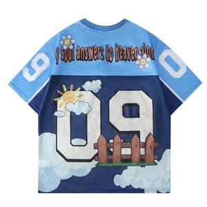 Camisetas de Fútbol Retro de Manga Corta de Malla 100% Poliéster, Técnicas de Sublimación, Camisetas Personalizadas con Nombre/Número de Equipo - Product Image 2