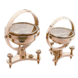 Montre de poche Style boussole à vendre Design Antique nouveau Portable voyage randonnée en plein air classique en laiton lumineux boussole Camping - Product Image 3