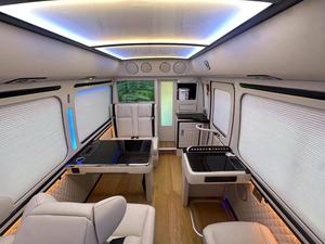 Minibús VIP de Lujo 2025 - Negro - Gris Metálico, Motor Diésel/Gasolina, Volante a la Izquierda, Transmisión Automática, Emisión Euro V, Listo para Exportación - Product Image 5