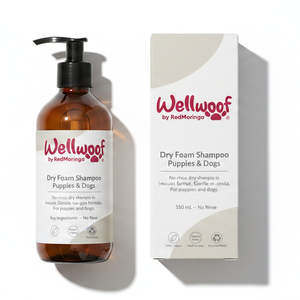 RedMoringa 150 mL OEM PL Italy Champú en Espuma Seca para Cachorros y Perros, Producto de Aseo para Mascotas - Product Image 1