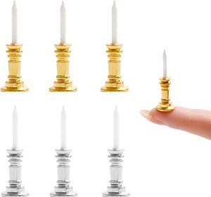 Metal Craft Iron Gold & Silver Plating <b>Candle</b> Stand Desktop Candlestick Living Room Decoration <b>Small</b> <b>Candle</b> Holders - Product Image 3
