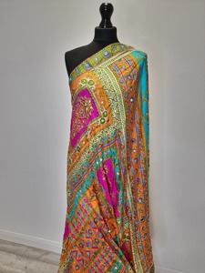 Stylish Handmade European American Breathable Recyclable Lightweight Long <b>Scarf</b> for Women Girls Party Wear - Product Image 4