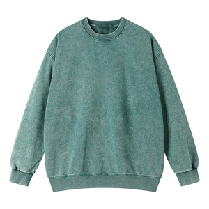 Venta caliente de encargo del color de talla grande sudadera para los hombres al por mayor de cuello redondo en relieve logotipo sudadera con diseño personalizado - Product Image 1