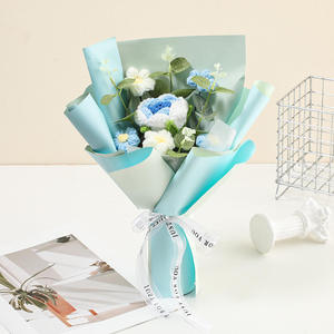 Ramo de Flores Hechas a Mano al por Mayor, Regalos de Ganchillo Transfronterizos, Flores Tejidas para Bodas, Día de San Valentín, Novias, Artificiales - Product Image 2