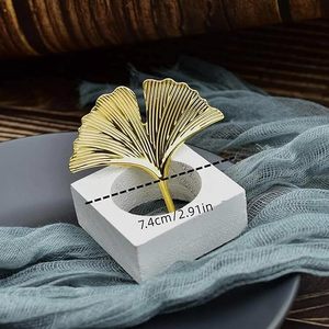 Rond de Serviette en Fer Super Luxe Unique Vintage Dessus de Table Table à Manger Anneau de Serviette Mariages Noël Élégant Forme Vintage - Product Image 5