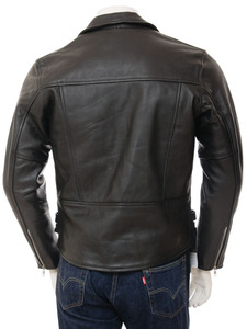 Chaqueta de Cuero para Hombre, Estilo Bomber, Piel de Vaca Genuina, Recubierta de Camuflaje, Logotipo Personalizado, Alta Calidad - Product Image 3
