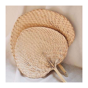 พัดไม้ไผ่รูปใบไม้แบบเวียดนามทำมือเป็นมิตรกับสิ่งแวดล้อมของตกแต่งแบบดั้งเดิมพัดไม้ไผ่ขายดีทำในเวียดนาม - Product Image 1