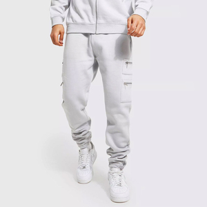 Nueva venta al por mayor diseñe su propio chándal deportivo hecho profesional moda de invierno cremallera barato nuevo chándal de hombre al por mayor - Product Image 4