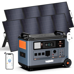 Best Quality NEW PowerMax6000 <b>Solar</b> <b>Generator</b> with 3x400W <b>Panels</b>, 3600Wh LiFePO4 - Product Image 1