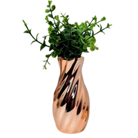 Accesorios para el hogar, sala de estar, porche, dormitorio, estudio, decoración artística, adornos, florero de Metal moderno, muebles florales suaves