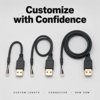 Modul kamera Tipe-A, kabel harness, transmisi sinyal pengenalan wajah, kabel UL2725, adaptor USB2.0, terminal JST-SHR-05V-S-B