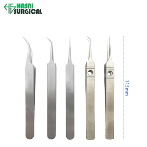 Nuevo Juego de Pinzas para Extensión de Pestañas de Acero Inoxidable de Hasni Surgical - Product Image 5