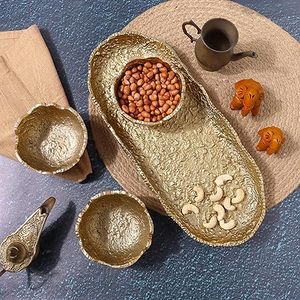 Best Sale Aluminium <b>Metal</b> <b>Tray</b> For Serving in Restaurant Hotel Wedding at Reasonable Price - Product Image 2
