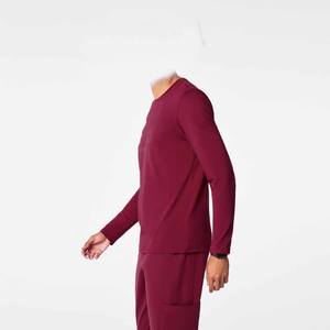 Camisetas Médicas de Manga Larga, Tejidas, 100% Algodón, Transpirables y Cómodas para Hospital - Product Image 2