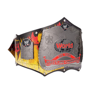 Ceinture de championnat plaquée or de haute qualité sur mesure avec impression de logo couleur personnalisée pour la lutte, le grappling et le jiu-jitsu - Product Image 2