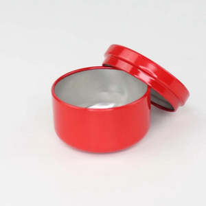 Tarros de velas de Metal con recubrimiento de polvo multicolor con tapa Base estable Producto de decoración perfecta para el hogar Sala de estar Café Vajilla Frascos de uso - Product Image 4