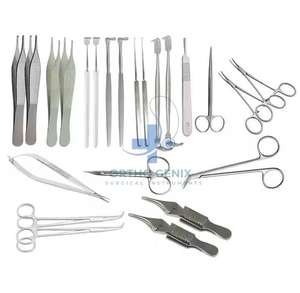 Juego de fístula AV Manual de 45 Uds de calidad superior, instrumentos quirúrgicos, procedimientos de fístula arteriovenosa, acero inoxidable, Ortho Genix - Product Image 3