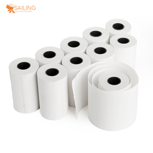 กระดาษเทอร์มอลสำหรับเครื่องพิมพ์ใบเสร็จ ขนาด 80x80x25 มม. 78 มม.*80 มม. สีส้ม ม้วนกระดาษเทอร์มอล 80 มม. - Product Image 1