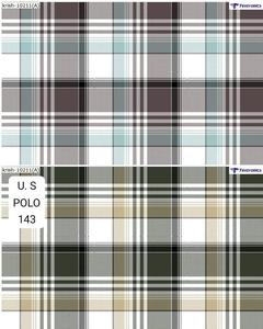 US POLO Tissu de chemise en pur coton teint en fil peigné Tissu de robe tissé à carreaux pour garçons et filles Mariages - Product Image 5