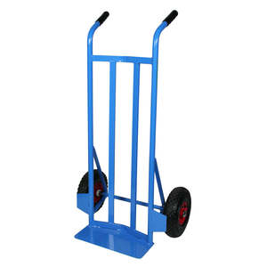 New Curved Shoulder Sack <b>Holder</b> with Pneumatic Wheels for Farm Industries - Product Image 1