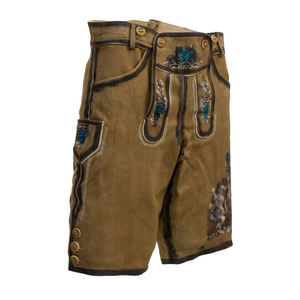 Pantalones cortos bávaros para hombre con logotipo personalizado, novedad, pantalones cortos alemanes tradicionales Lederhosen para hombre - Product Image 5