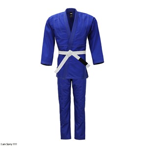 Negro Gi venta al por mayor Judo azul uniforme 750G 100% algodón Unisex Judogi serigrafía logotipo personalizado - Product Image 1
